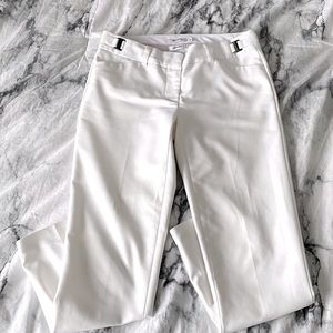 White Cropped Trousers